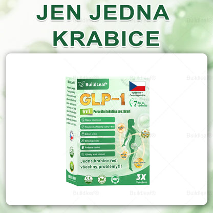 Oficiální obchod | BuildLeaf® GLP-1 6-v-1 Health Solution Perorální tekutina (Pouze jednou denně, viditelné změny za 7 dní) ✅ Pro obezitu, kardiovaskulární onemocnění, cukrovku, spánkovou apnoe, zdraví střev, problémy s klouby a další
