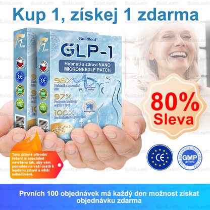 Oficiální obchod | Buildleaf® Tirzepatide Nano Mikroneedlový Náplast s kolagenem a Matrixyl 3000 | Proti obezitě, povolené pokožce, vysokému krevnímu tlaku, cukrovce, tukové játrech, bolesti kloubů, mozkové mlze, nízké energii, tělesné bolesti a dalších